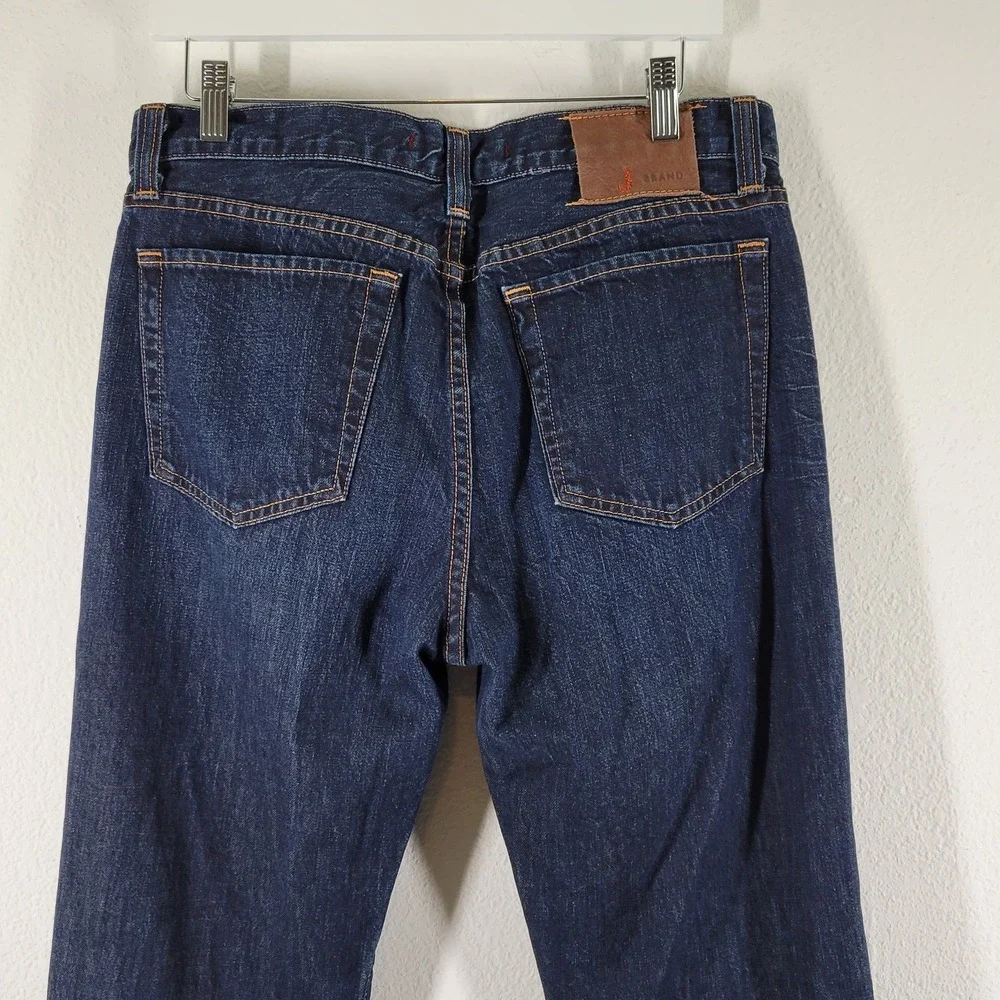 J Brand Straight Leg Jeans Men‎ 33 x 35 Dark Indigo Blue 1517 TTB USA Denim